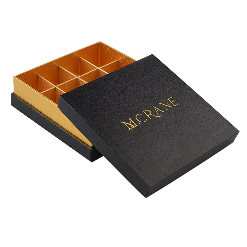 Luxury Packaging Box with Tray Insert Chocolate Gift Organizer Display Box for Wedding or Holiday Use