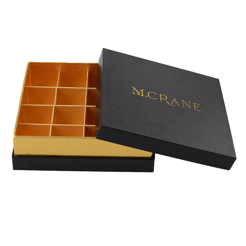 Luxury Packaging Box with Tray Insert Chocolate Gift Organizer Display Box for Wedding or Holiday Use