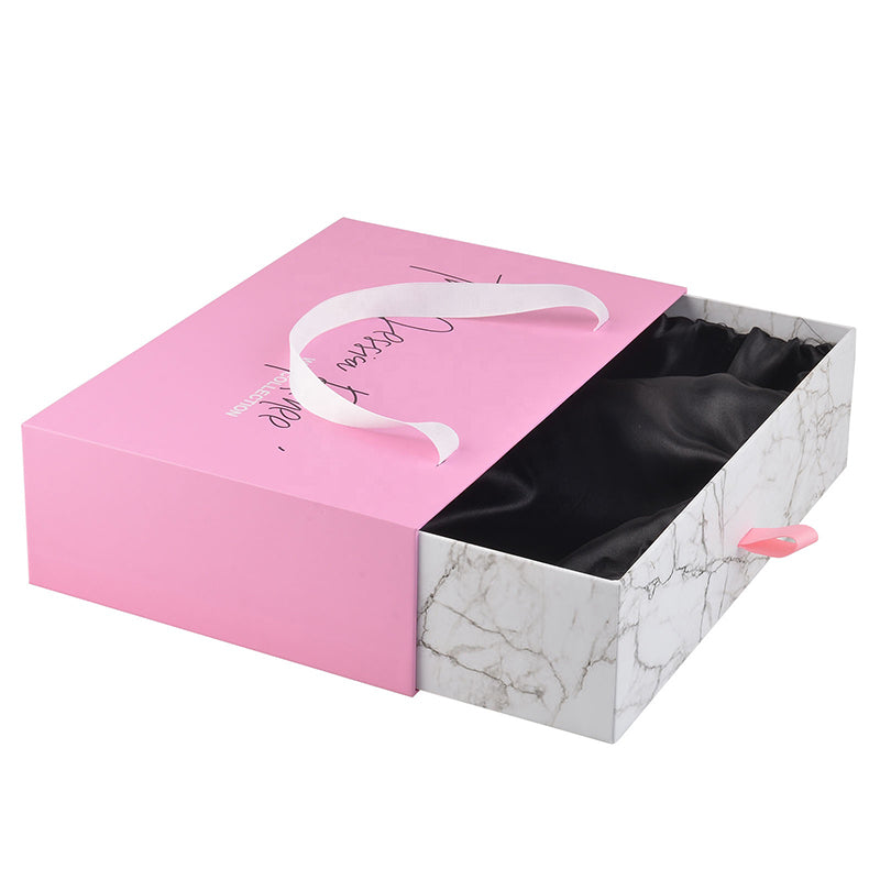 Custom Logo Clothing Cosmetic Craft Perfume Jewelry Packaging Boxes Customized Luxury Drawer Paper Gift Box with Satin Lining