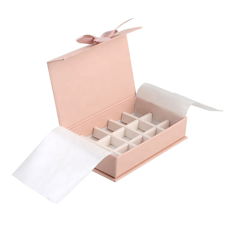 Custom Luxurious Empty Best Bonon Dates Nuts Sweet Candy Ramadan Chocolate bar Paper Gift Packaging Chocolates Box