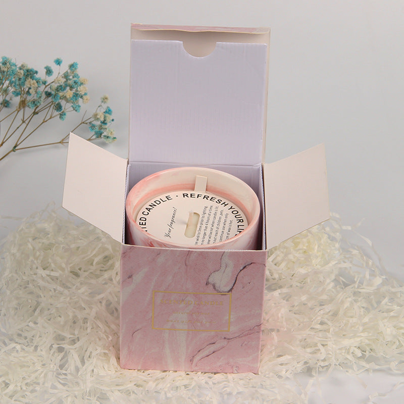 Customized logo Luxury Paper Box Gift Candle Box Packaging