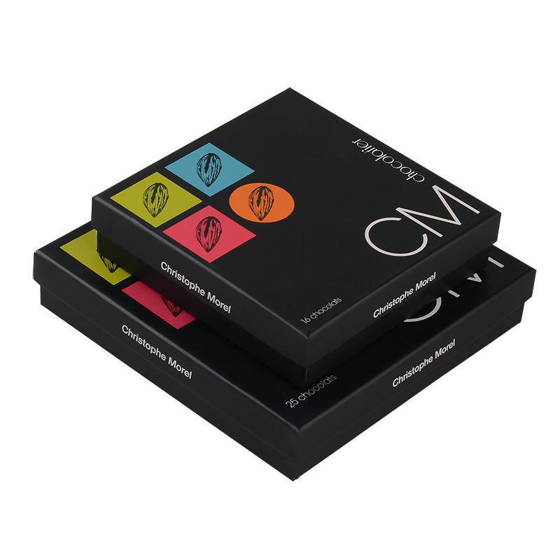 Custom Empty Chocolate Boxes Packaging with Premium Folding Gift Box for Dessert Shop or Party Display Use