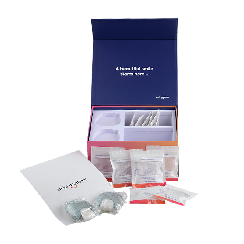 Packaging Box Factory Customized logo Caja Alineadores Dental Braces Kit Box Luxury Orthodontic Packaging Dental Aligner Box