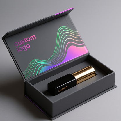 High Luxury Cosmetic Paper Boxes Lipstick Box Custom Pr Lipstick Packing Box Business Style