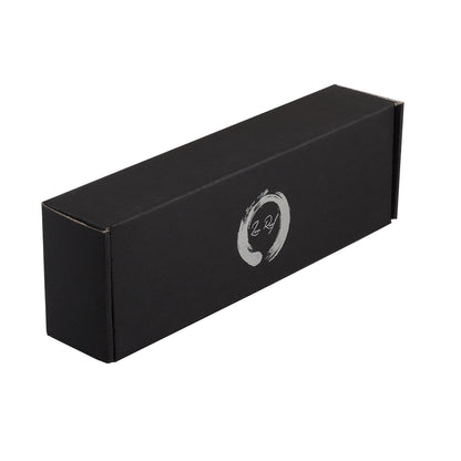 Eco Friendly Folding Cardboard Paper Gift Box Black Flat Pack Packaging for Wedding or Business Wrapping Use