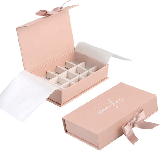 Custom Luxurious Empty Best Bonon Dates Nuts Sweet Candy Ramadan Chocolate bar Paper Gift Packaging Chocolates Box