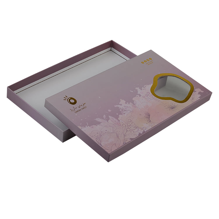 Custom Eco-Friendly Chocolate Packaging Box with Clear Window Design and Rigid Structure for Gift or Retail Use