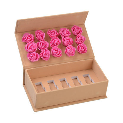 Luxury Honey Gift Packaging Box with Velvet Storage and Elegant Cosmetic Gift Box
