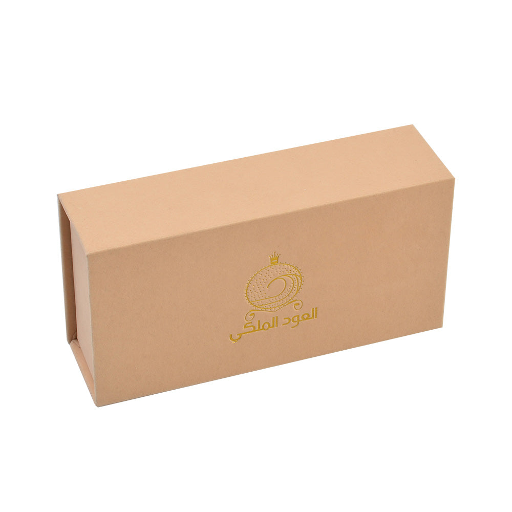 Luxury Honey Gift Packaging Box with Velvet Storage and Elegant Cosmetic Gift Box