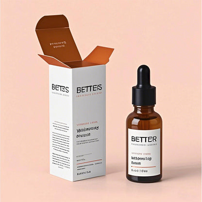 Luxury Custom Fashion Tincture Cardboard Drawer Box 30ml Essential Oil Dropper Bottle Skincare Packaging Beard Hair Oil Box