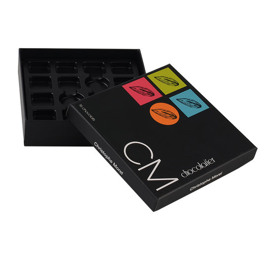 Custom Empty Chocolate Boxes Packaging with Premium Folding Gift Box for Dessert Shop or Party Display Use