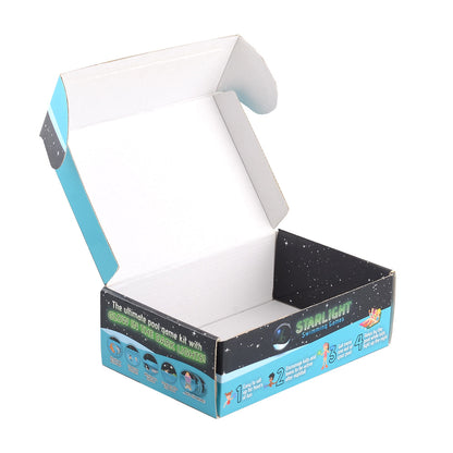 Premium White Folding Cardboard Paper Box Custom Packaging for Gift Storage and Product Shipping Display