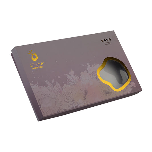 Custom Eco-Friendly Chocolate Packaging Box with Clear Window Design and Rigid Structure for Gift or Retail Use