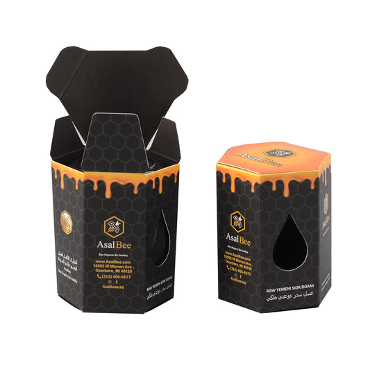 High-Quality Cardboard and Elegant Storage Solution Custom Jar Box for Honey Packaging
