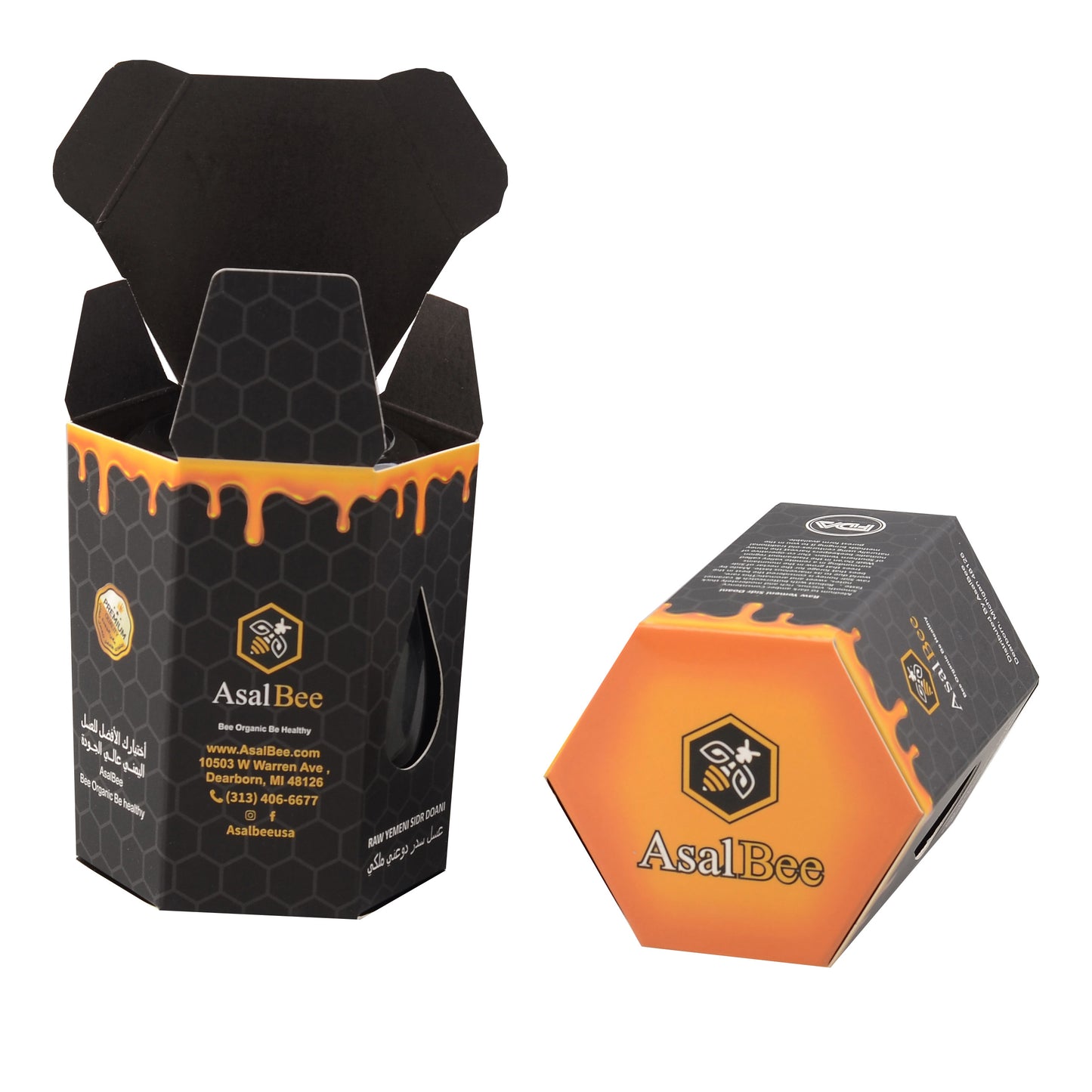 High-Quality Cardboard and Elegant Storage Solution Custom Jar Box for Honey Packaging
