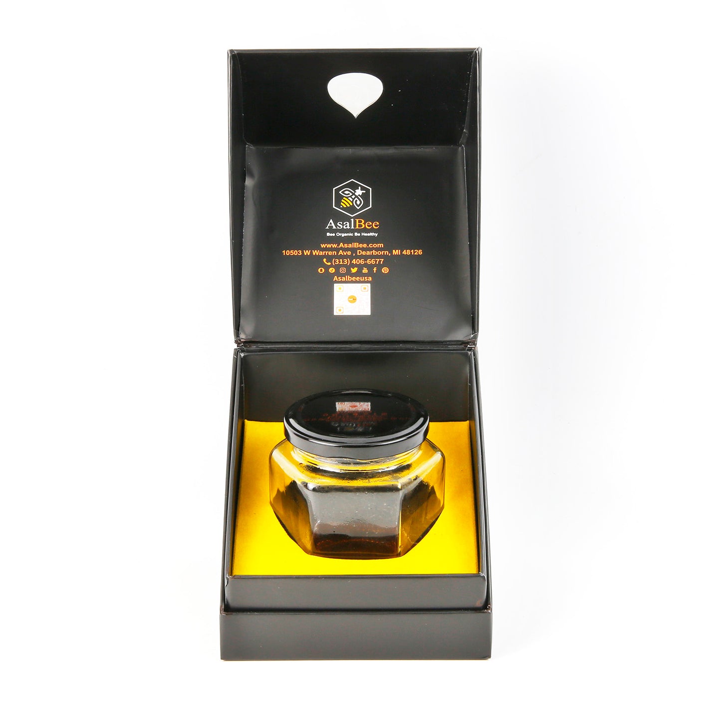 Custom Honey Gift Packaging Jar and Box for Cosmetics Display and Protective Storage