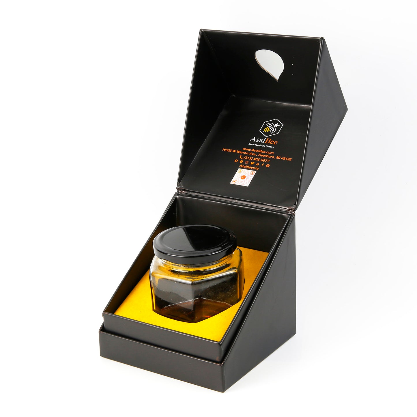 Custom Honey Gift Packaging Jar and Box for Cosmetics Display and Protective Storage